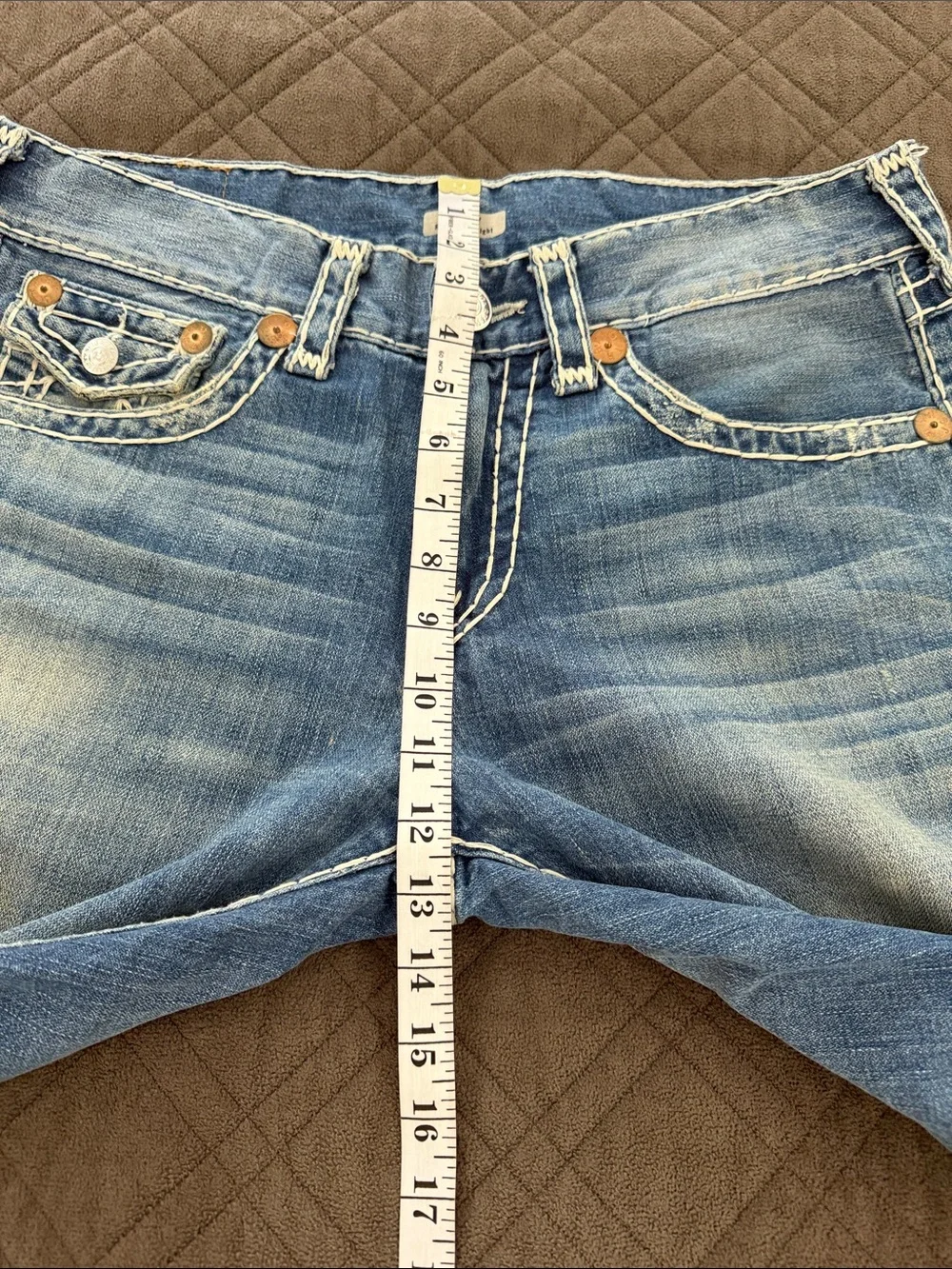 True Religion Ricky Relaxed Straight Jeans size 32